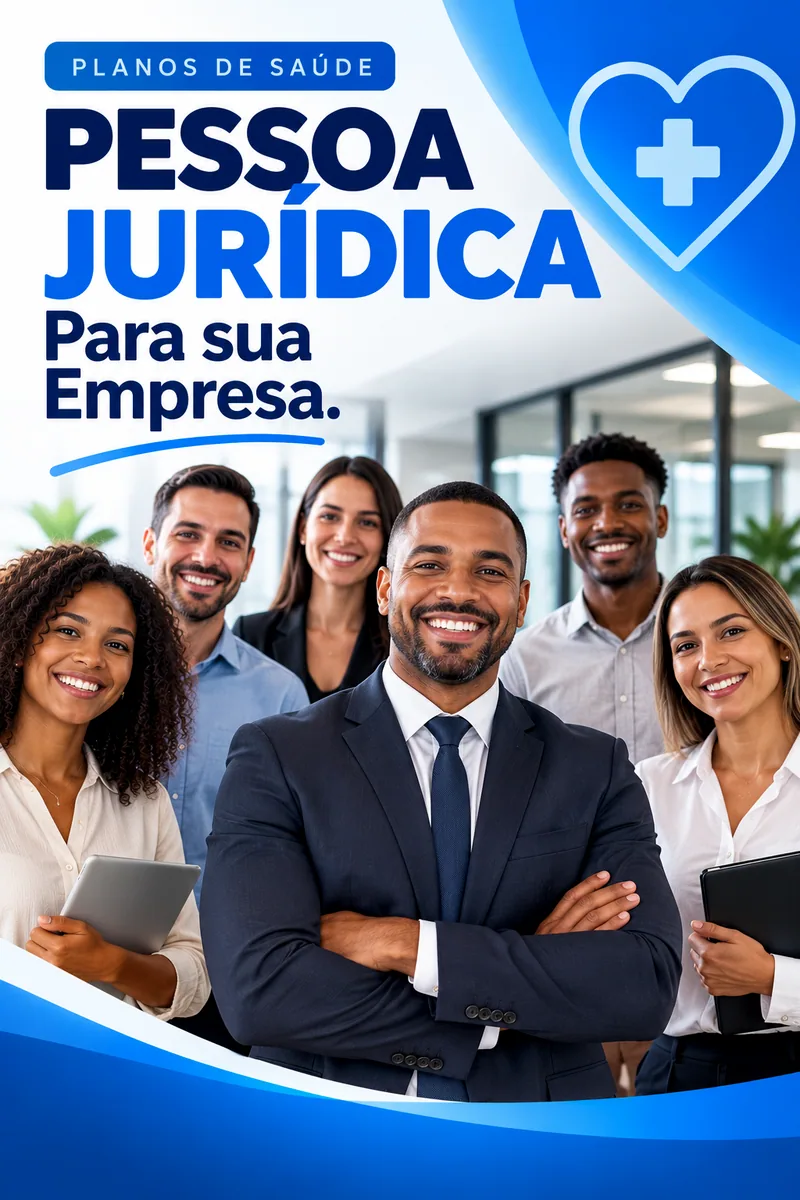 Arte Planos de Saúde Pessoa Jurídica, para sua empresa: uma equipe sorrindo num escritório